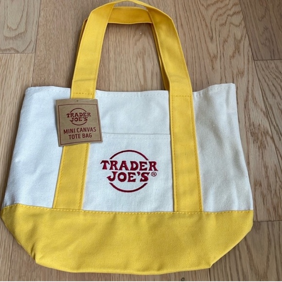 Trader Joe’s Mini Canvas Tote Bag - Picture 1 of 1